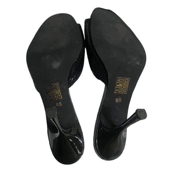 JEFFREY CAMPBELL Python Snake Pattern Leather Heels Mules - Picture 11 of 11